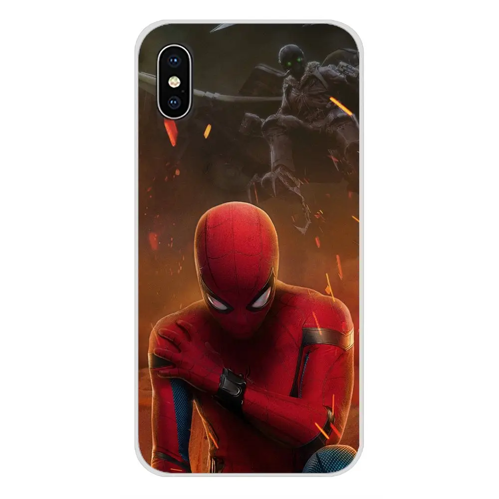 Accessories Phone Shell Covers For Samsung Galaxy A5 A6S A7 A8 A9S Star J4 J6 J7 J8 Prime Plus 2018 SpiderMan Homecoming | Мобильные