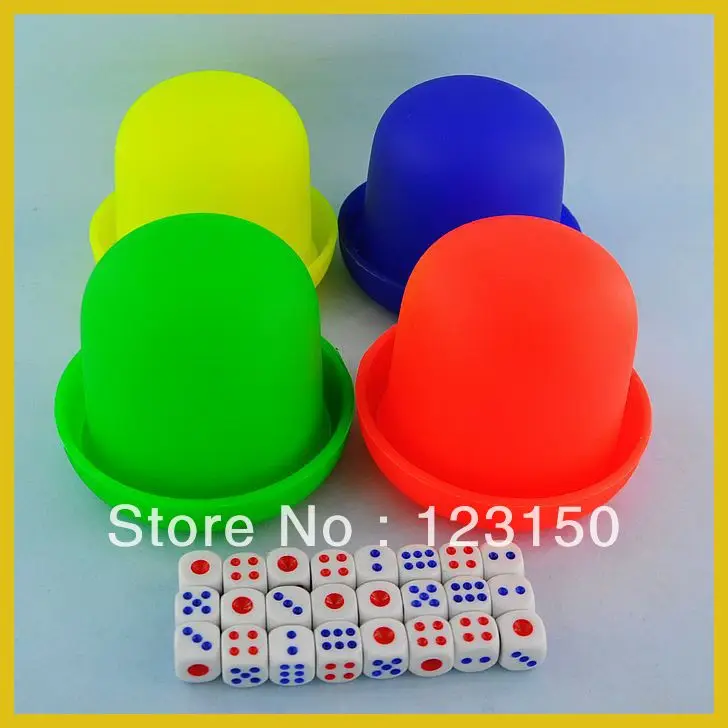 

DC-018 Четыре цвета пластиковый стаканчик для игральных костей, отличные