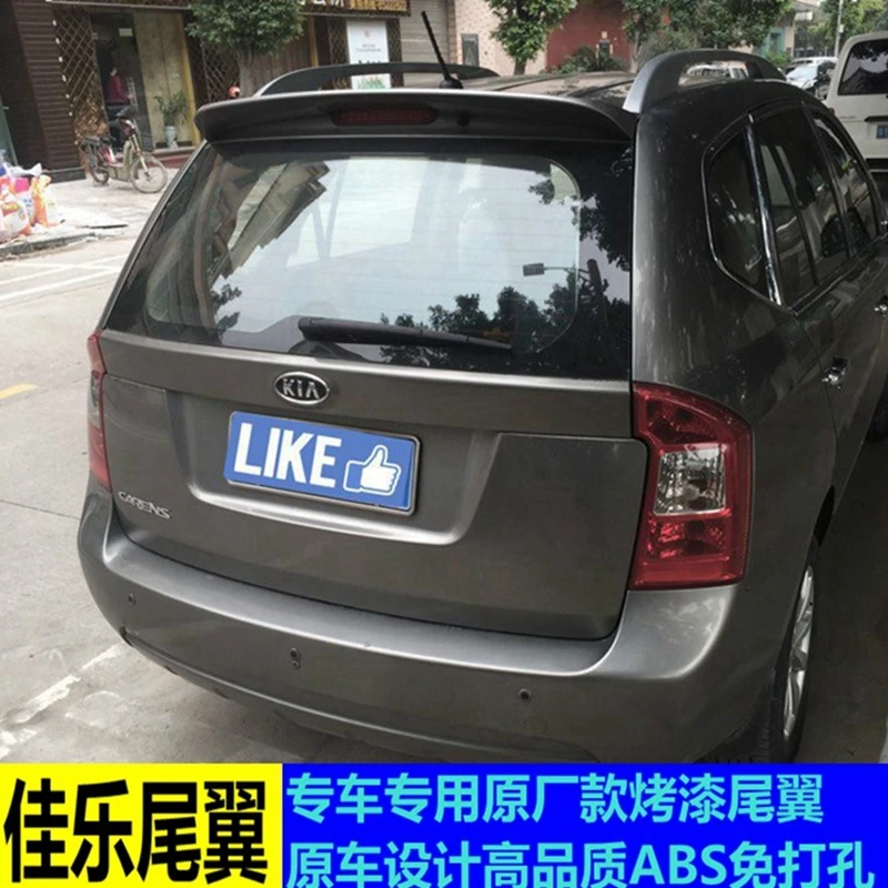 Спойлер для Kia Carens 2008 2015 Неокрашенный задний спойлер из АБС пластика крышка