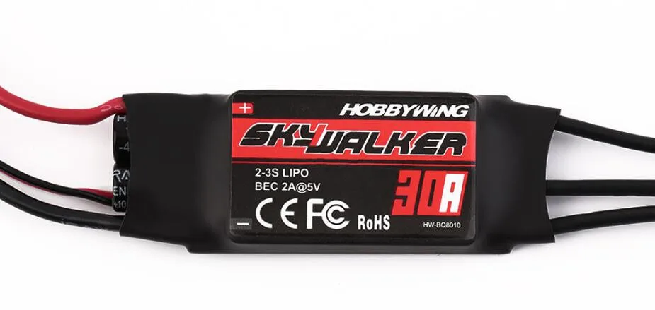 Оригинальный Hobbywing Skywalker 15A 20A 30A 40A 50A ESC контроллер скорости с UBEC для RC FPV