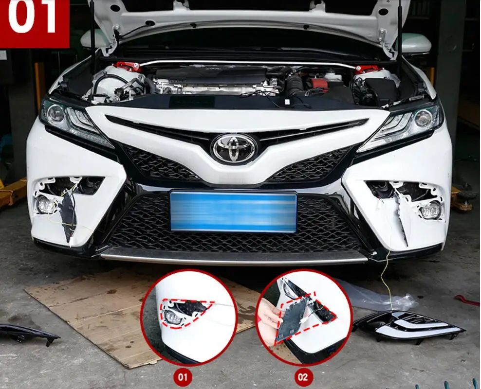 Динамический видео светодиодный, camry Дневной светильник, Aurion противотуманная фара, автомобильные аксессуары, vios, altis, camry задний светильник