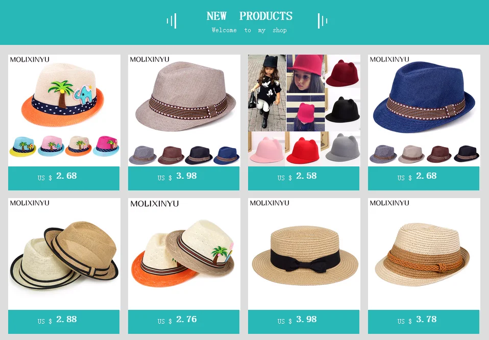 MOLIXINYU/новые детские шляпы «Fedora»; детская шапка с кроличьими ушками; летняя Шапка; Детские Солнцезащитные шапки для мальчиков и девочек; реквизит для фотосессии
