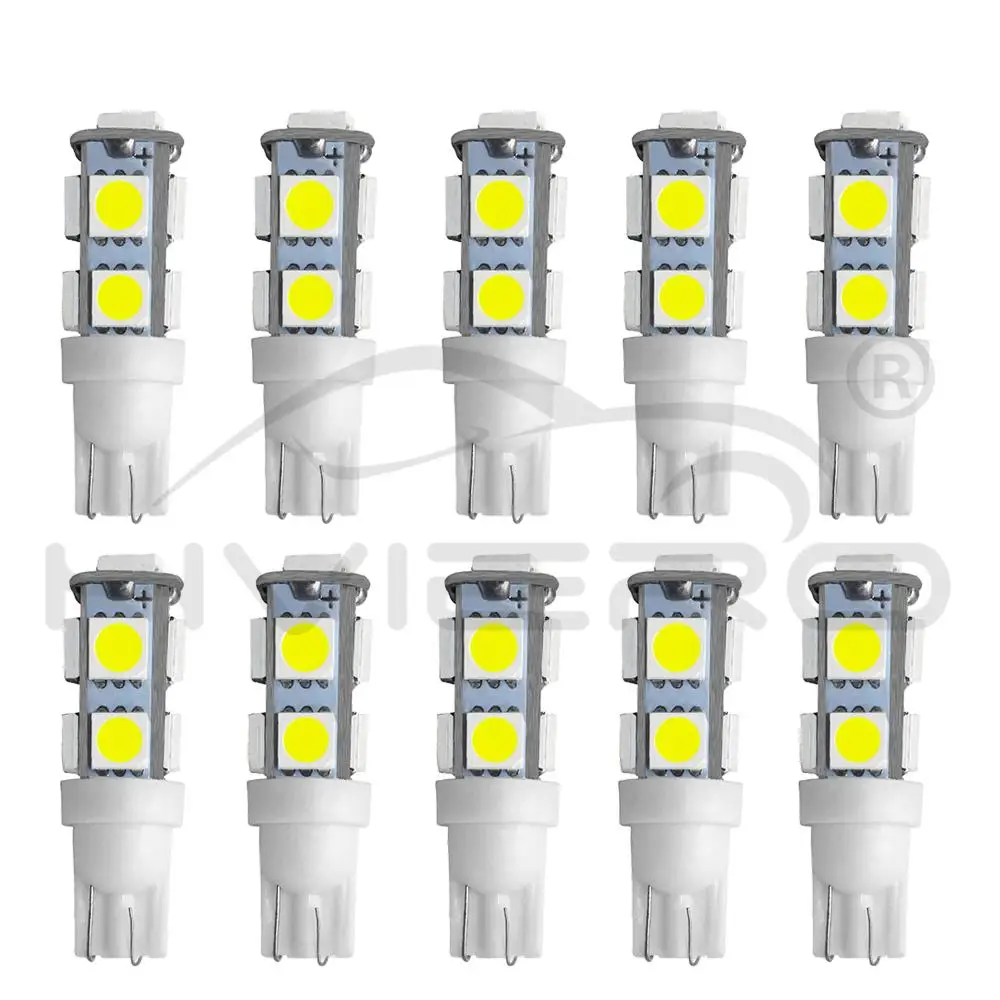 4 шт. Автомобильные светодиодные лампы T10 W5W 5050 194 168 DC 12 В|car light|light 12vlight bulb 12v |