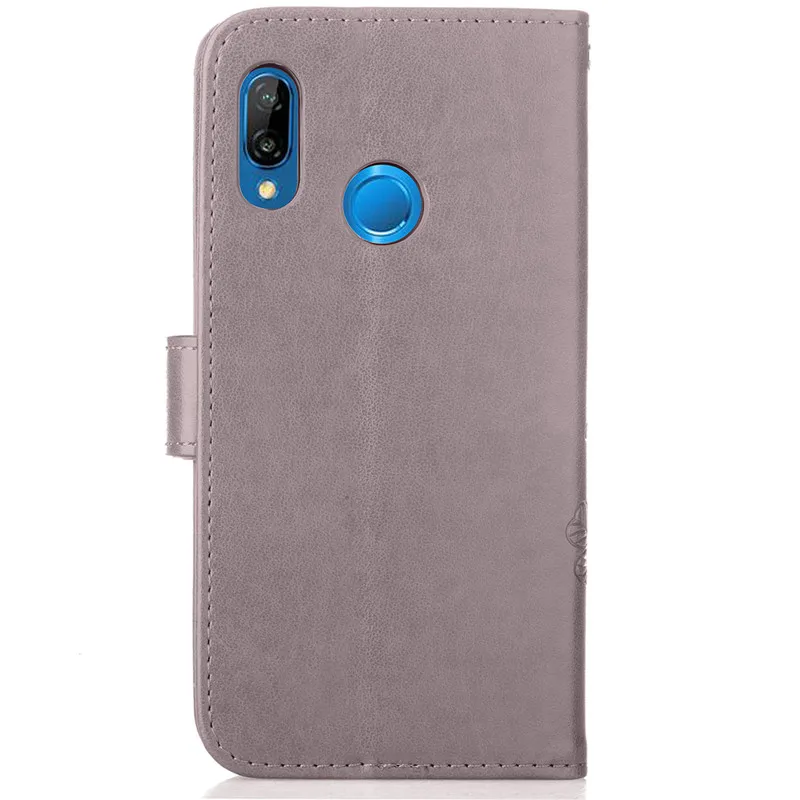Чехлы Люкс Флип кожаный чехол для Huawei P20 Lite случае бумажник телефон Coque Etui