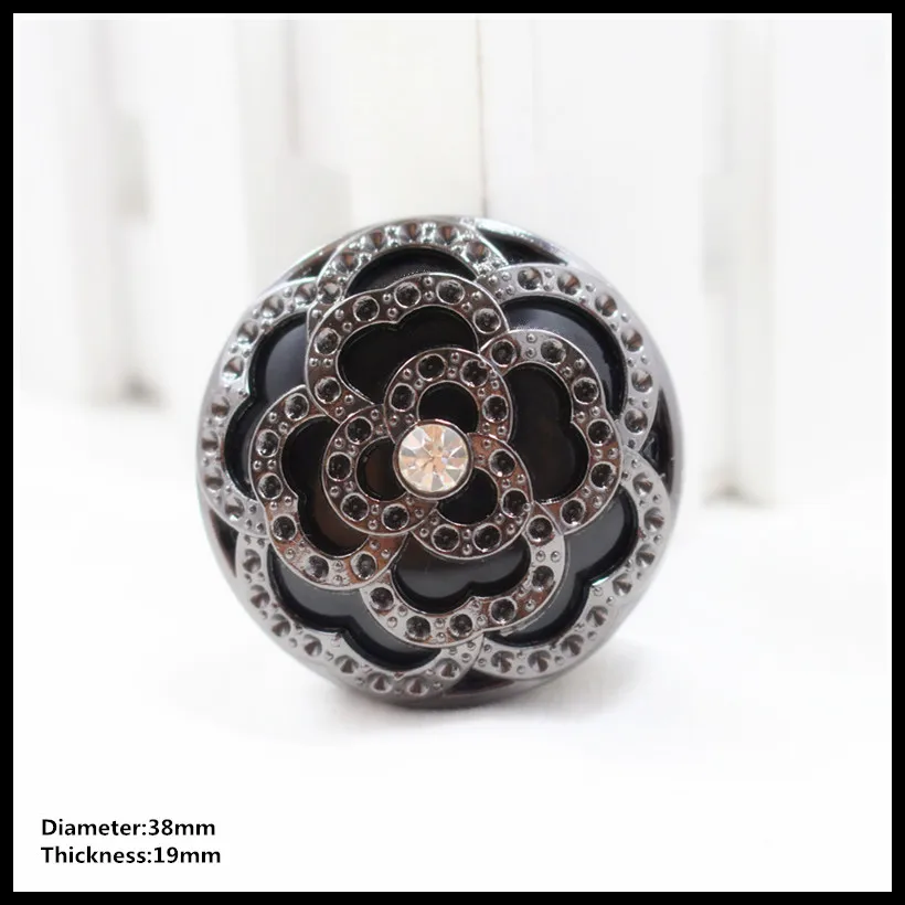 Zinc alloy Jeans Button big diy Handmade decorative rhinestone Metal Buttons,sewing buttons for fur coats, clothing accessories