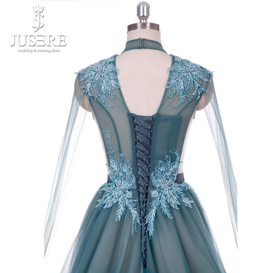 Рисунок 6 - Платье Вечернее Голубое с высоким воротником