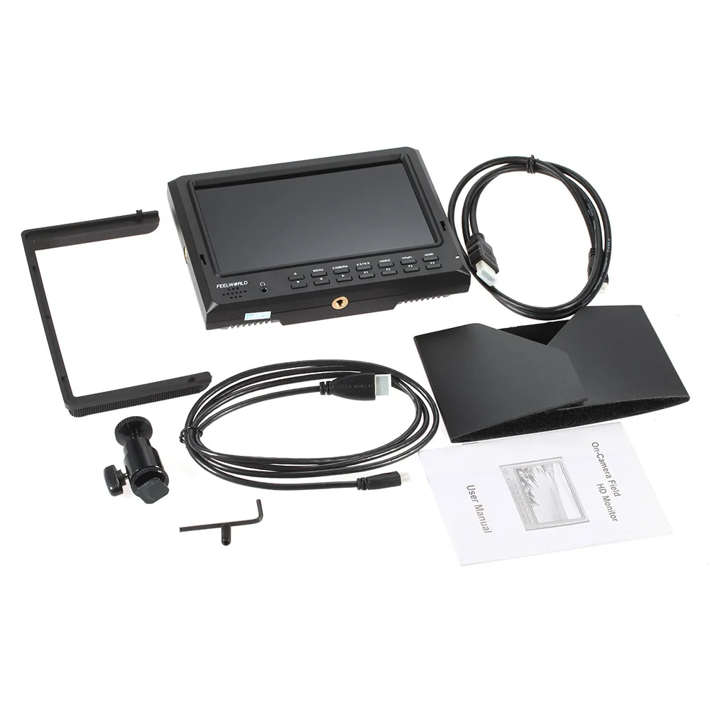 Feelworld FW709 Портативный 7 &quotIPS экран на камере поле HD монитор для FS7 A7RII A7SII A7R A7S GH4 5D mark
