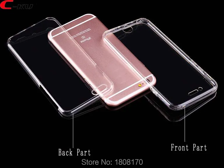 C-Ku 360 Degree Coverage Full Body Soft TPU Case For Redmi NOTE 5A NOTE4 4X Xiaomi Mi A1 Silicone Skin Cover 1pcs |