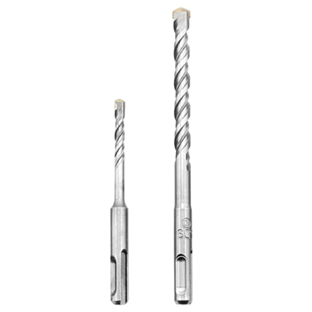 

8pcs Electric Hammer Drill Bits SDS PLUS Shank Rotary Cement Drill Bit Concrete Drill 2 Pits 2 Slots