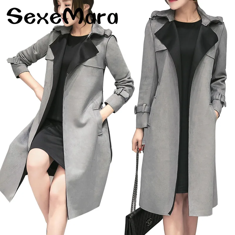 Осень 2018 г. модные женские туфли замшевые тренчи для женщин пальто будущих мам