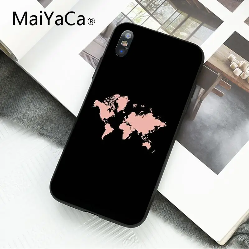 MaiYaCa путешествие в мире карта самолет план чехол для телефона для iphone 11 Pro 11Pro Max 8 7 6 6S Plus X XS MAX 5 5S SE XR