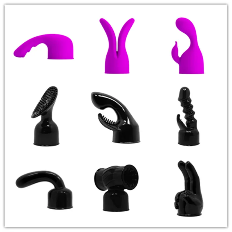 G Spot AV стержень ручки Вибраторы головные уборы Волшебная палочка насадка для