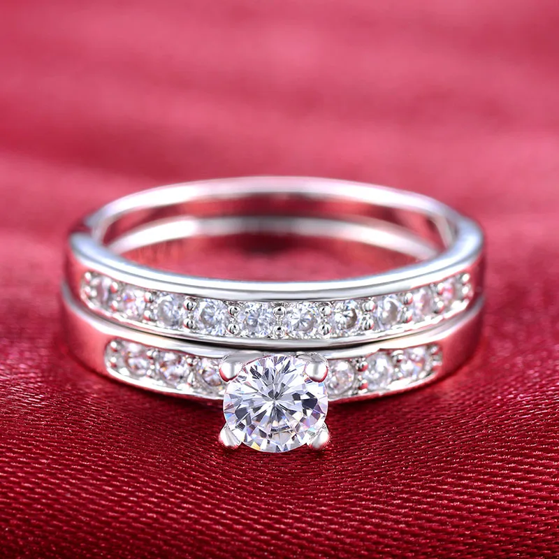 Новинка Брендовое Ювелирное кольцо Винтажное 0 75 карат блестящий камень Cincin Wanita