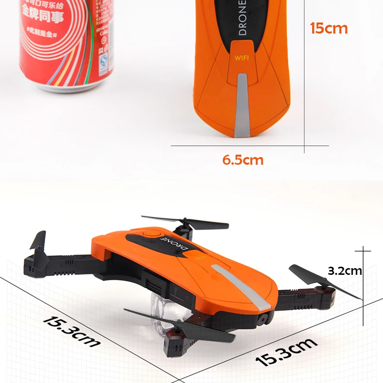 JY018 WiFi FPV Квадрокоптер мини складной Дрон с камерой 0.3mp/2MP HD 120 градусов широкоугольный Радиоуправляемый гоночный Квадрокоптер