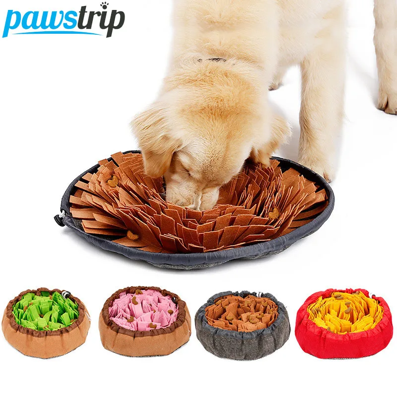Собачий нюхательный коврик pawstrip медленное Кормление миска для собак антиудушное