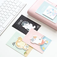 4 pcslot cute cat sticky notes post memo pad fat animal planner stickers diary marker office agenda school supplies fm709