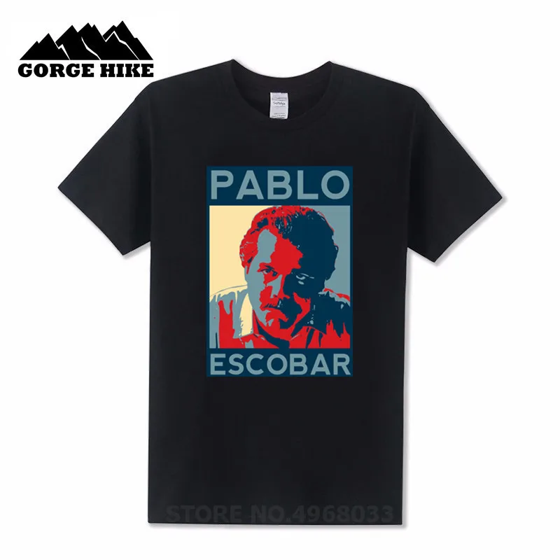 Популярного фильма нарко Serie Tv плата о Пломо Pablo футболка Escobar Винтаж Для мужчин
