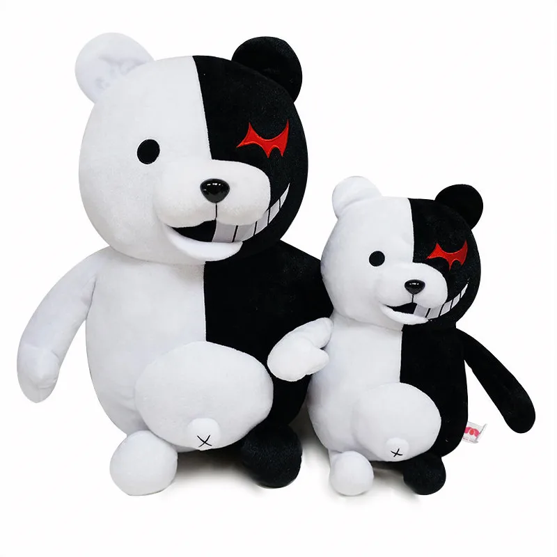 Кукла с героями мультфильмов Dangan Ronpa Monokuma плюшевые игрушки черный белый плюшевый
