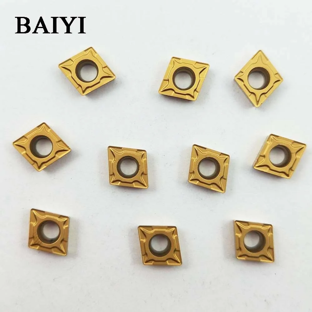 

10pcs CCMT060204 MV CCMT21.51 MV CNC Lathe Carbide Insert Blade Cutter