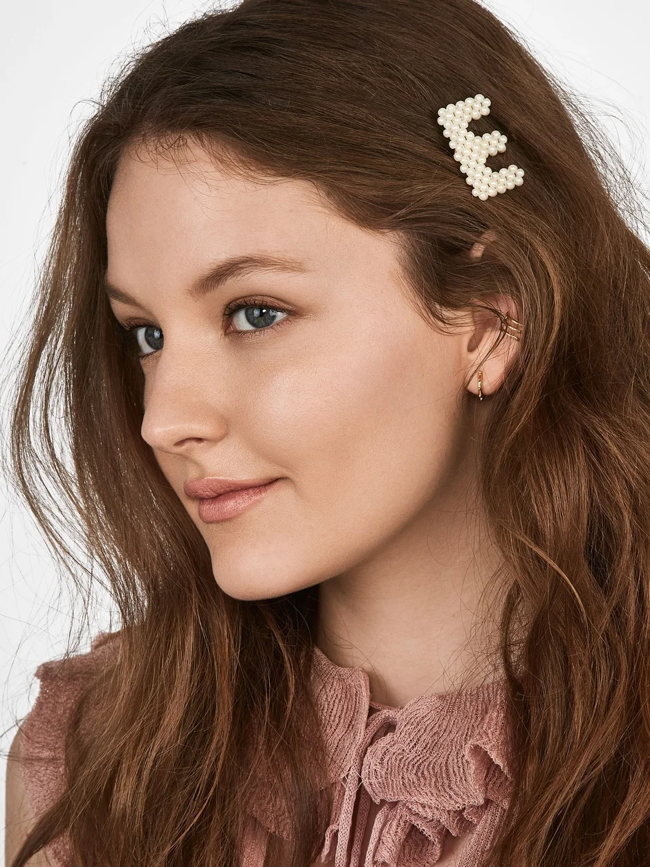 LUNA CHIAO 2020 весна лето трендовые популярные плетеные жемчужные заколки для волос