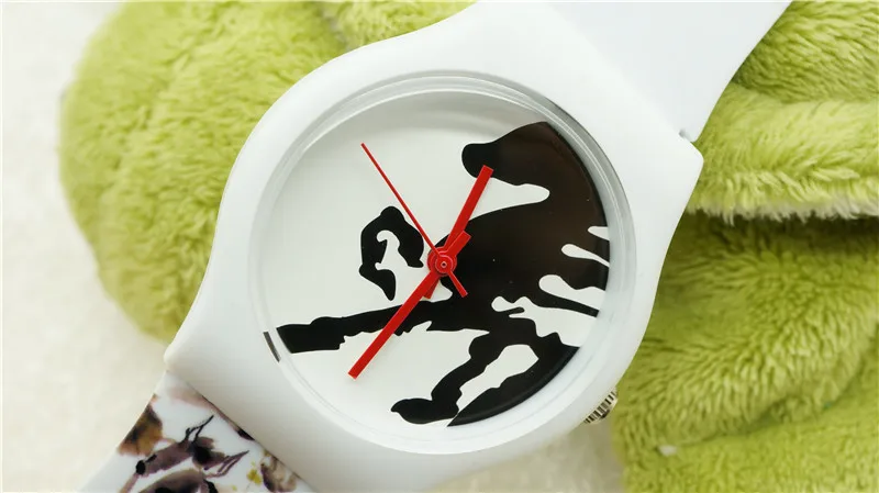 WILLIS женские наручные часы модные лошади девушка шаблон дизайн устойчивые