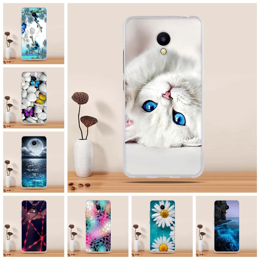 Чехол для телефона Meizu M5c мягкий силиконовый чехол из ТПУ meizu meilan m5c Charm Blue A5