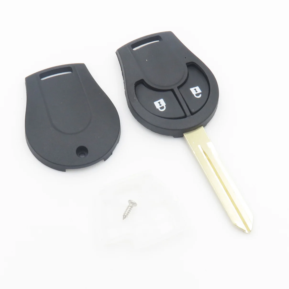 XinYueXin 2 кнопки дистанционного ключа оболочки Fob Крышка для NISSAN March Sunny сменный