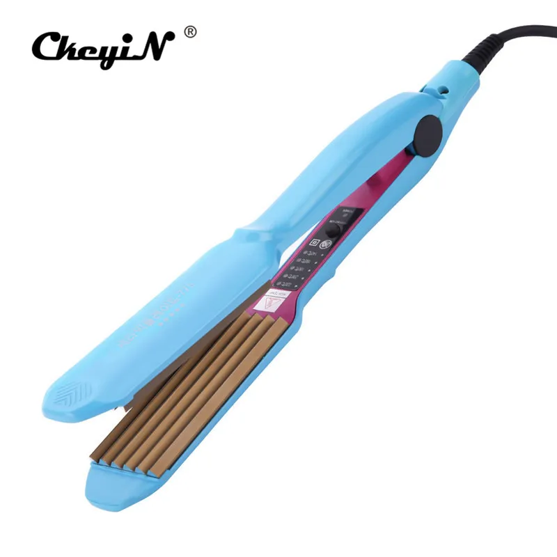 CkeyiN Электрический гофрированный Плойка для завивки волос щипцы Волнистые