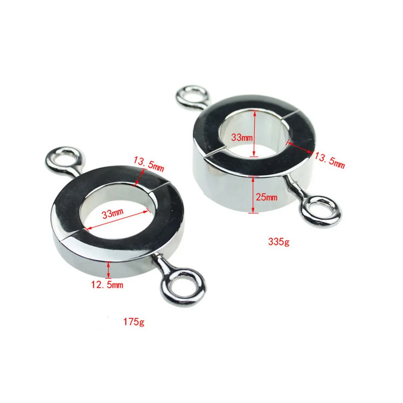 Шарики для яиц подвеска мошонки шарики из нержавеющей стали растяжки кольцо на