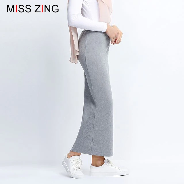 Женская хлопковая элегантная длинная юбка Miss Zing Cake скромная мусульманская
