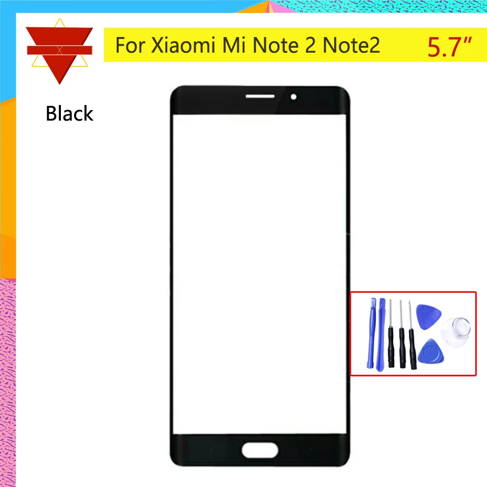 Оригинальный mi Note2 для Xiaomi Note 2 стекло дигитайзер передняя внешняя панель