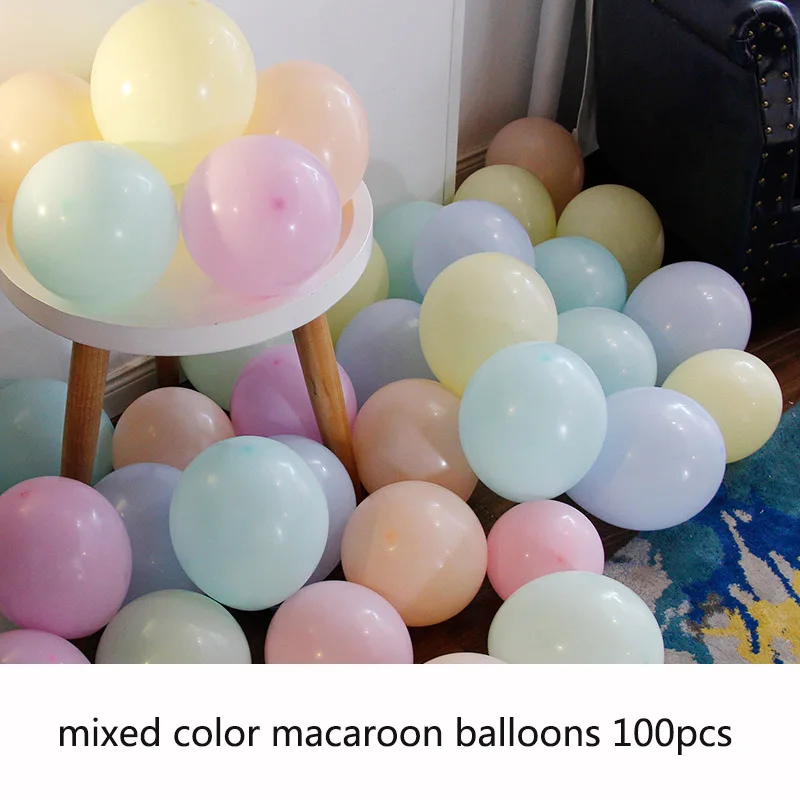 BTRUDI 100 шт 10inch2. 2gmacaroon воздушные шары цепь фон стены Свадьба День святого Валентина украшения день рождения Детские вечерние принадлежности - Цвет: 7