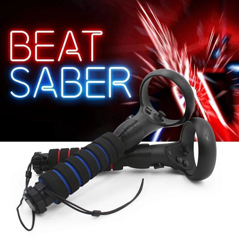 AMVR OOM геймпад с двумя ручками для Oculus Quest или Rift S контроллеры играющие в игры Beat Saber