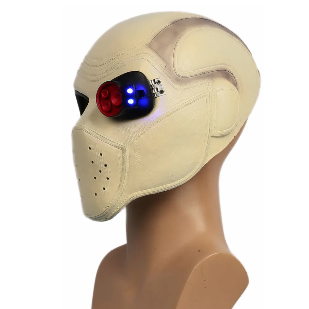 XCOSER отряд самоубийц Дэдшот Косплей Шлем маска косплей из фильмов аксессуары для косплея Смола Полная Голова маска Хэллоуин косплей маски для вечеринки