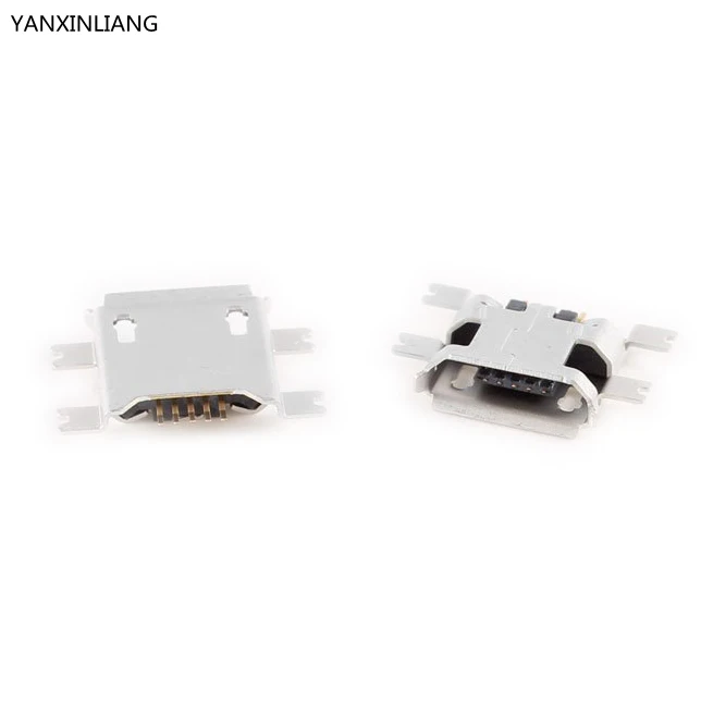 

5 шт. Micro USB Type B гнездовой разъем 5-контактный SMD SMT Jack разъем