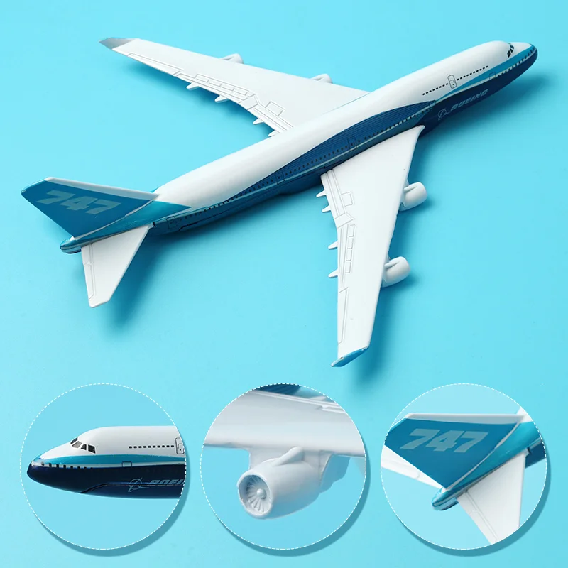16 см Прототип модель самолета B747 400 сплава авиационные модели Boeing 747 Модель Стенд