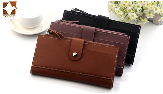 Женский длинный кошелек из искусственной кожи, красный кошелек porte feuille femme, Женский кошелек, клатч для денег, Женский кошелек billetera mujer carteras