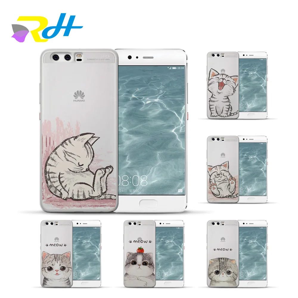 Для funda huawei Nova 2 2Plus чехол для телефона с кошкой mate 9 модный 10 lite Por