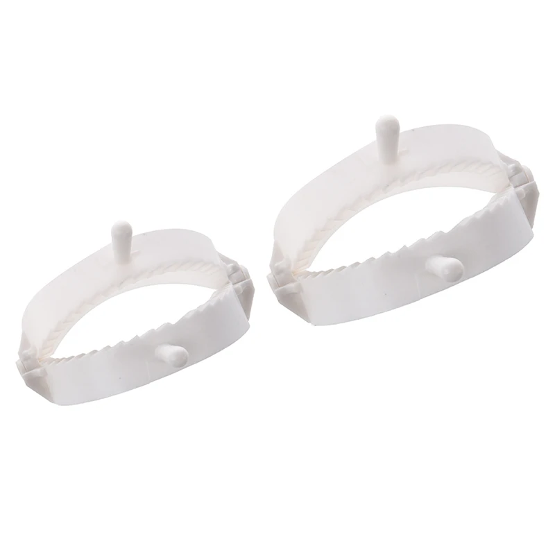 Горячее предложение! 2 шт белый пластиковый пирог для мяса клецки пресс форма