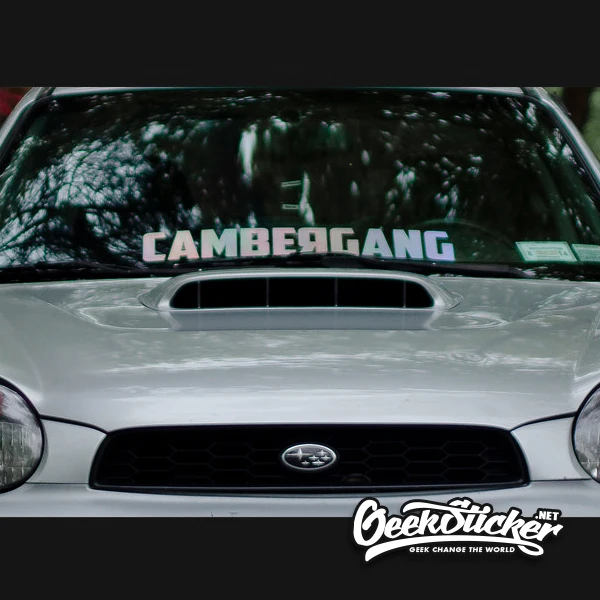 Водонепроницаемая наклейка на переднее стекло автомобиля Cambergang Зеркальная