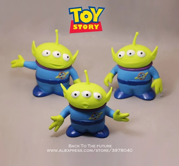 Figuras de acción de Toy Story de Disney, Woody Green Aliens, 3 estilos, 15cm, colección de Anime, regalo para niños