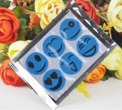 

600 packs Smiling Face Best Mosquito Natural Repellent Patch Insect bug repellent sticker Camping