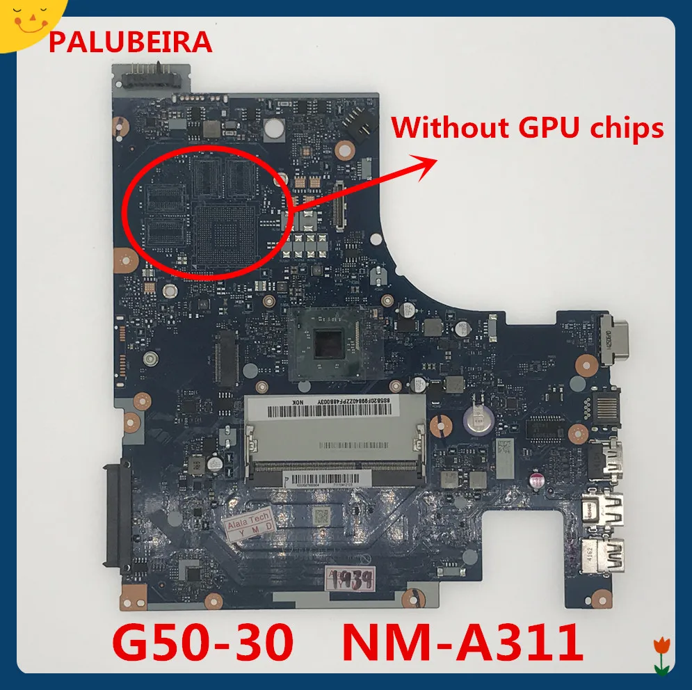 PALUBEIRA ACLU9 / ACLU0 NM-A311 материнская плата для ноутбука Lenovo G50-30 ноутбук (для INTEL CPU)