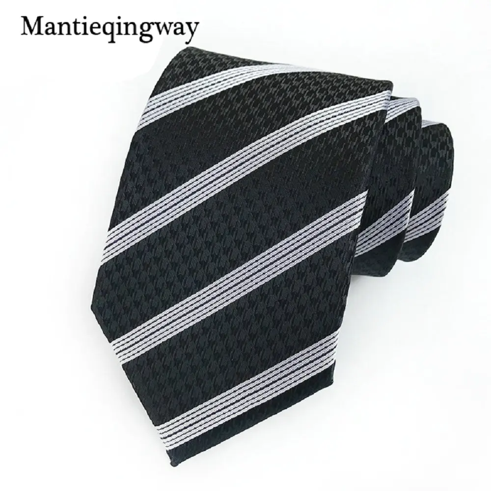 Mantieqingway модный клетчатый Пейсли 8 см галстук для мужчин костюм деловой галстук из полиэстера мужской бренд шеи галстуки подарок - Цвет: 14