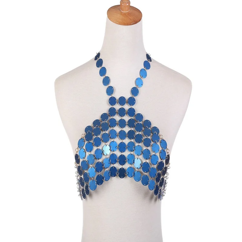 Диско блестки ювелирное изделие для тела Для женщин 2018 цепочка живота