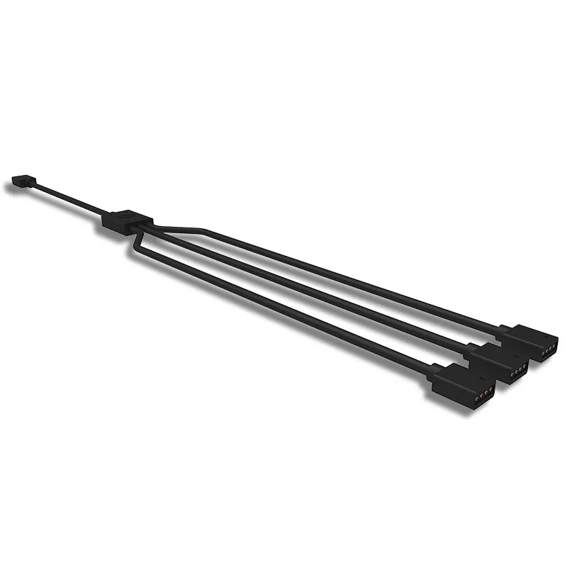 Cooler Master 1to3 4pin 12В RGB кабель адаптера вентилятора чехол для компьютера разъем