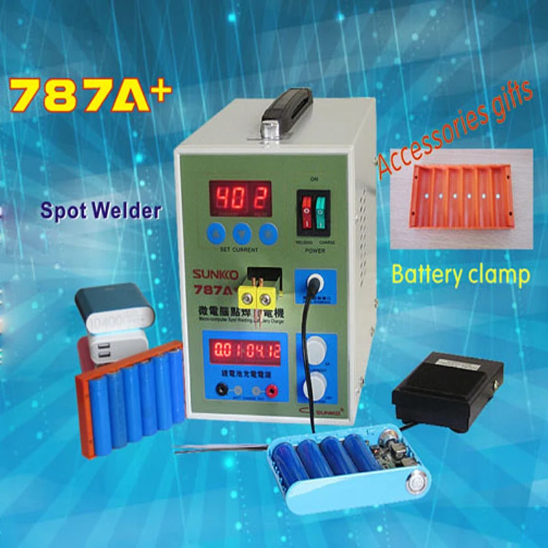 1pc 787A+MCU Battery Spot Welder machine Welding Machine Applicable Notebook and Phone Precision Pedal | Инструменты