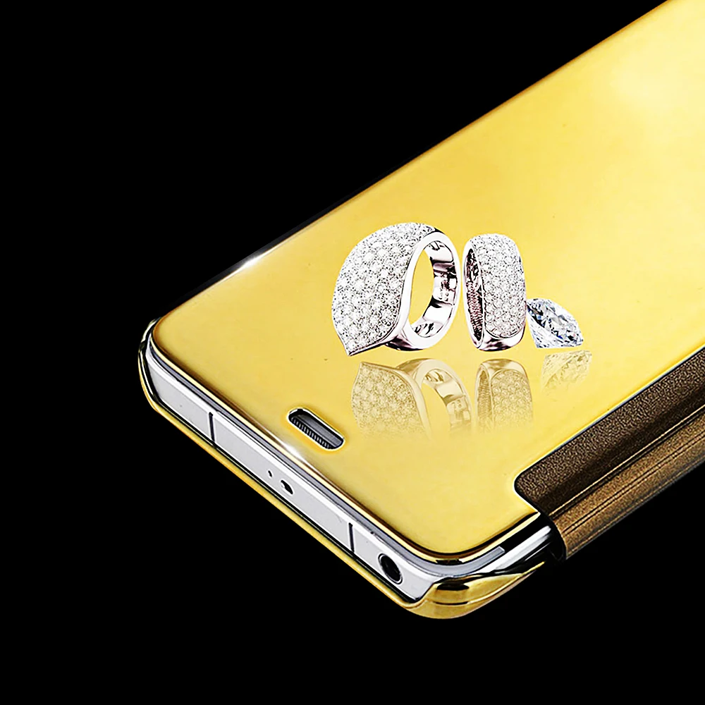 TIPFLY Smart Case покрытие mi rror Clear View Обложка Для Сяо 5 Смарт Флип Кожаный Чехол телефон