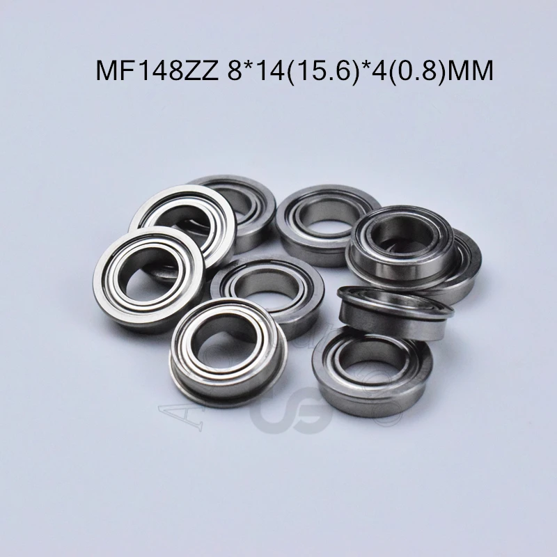 MF148ZZ F618/8ZZ LF1480ZZ 8*14 (15 6) * 4 (0 8) мм 10 шт. Бесплатная доставка ABEC 5 фланцевый подшипник