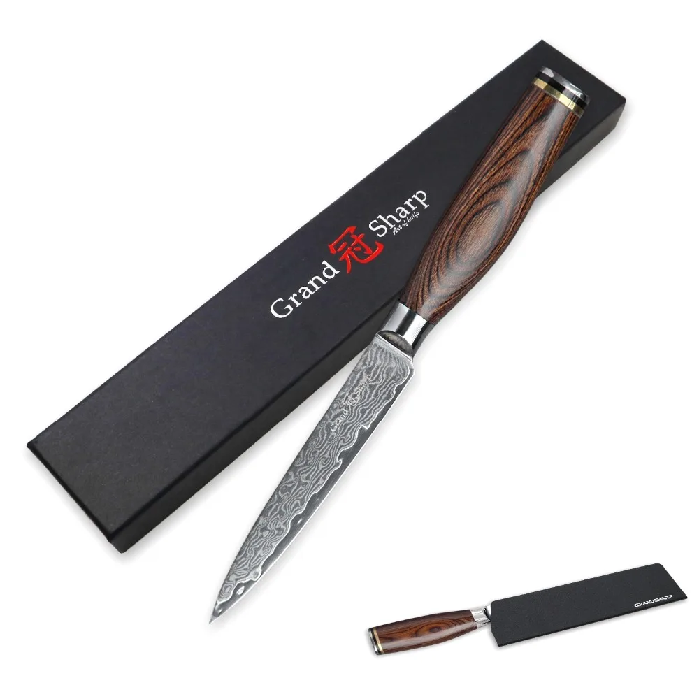 4 Pcs Kitchen Knife Set Chef Santoku Utility Boning Japanese Steel Damascus Knives 67 Layers vg10 Cooking Tools | Дом и сад